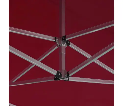 Saliekama Nojume, 4,5X3 M, Alumīnijs, Vīnsarkana Vidaxl