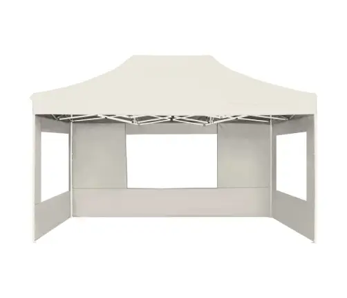 Kokkupandav Peotelk Seintega, Alumiinium, 4,5 X 3 M, Kreemjas