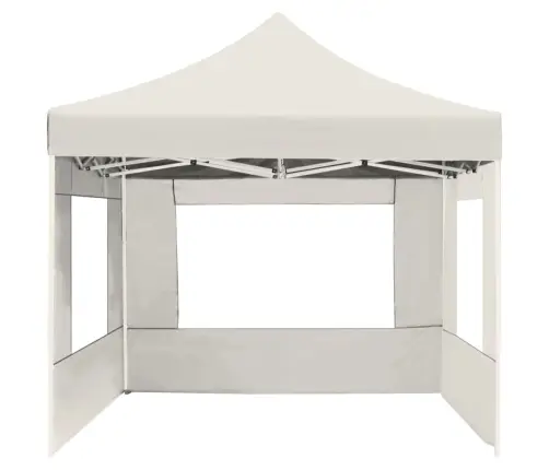 Kokkupandav Peotelk Seintega, Alumiinium, 4,5 X 3 M, Kreemjas