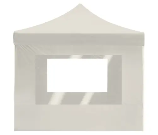 Kokkupandav Peotelk Seintega, Alumiinium, 4,5 X 3 M, Kreemjas