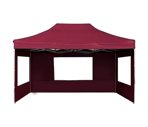 Kokkupandav Peotelk Seintega, Alumiinium, 4,5 X 3 M Veinipunane