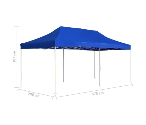 Saliekama Nojume, 6X3 M, Alumīnijs, Zila Vidaxl