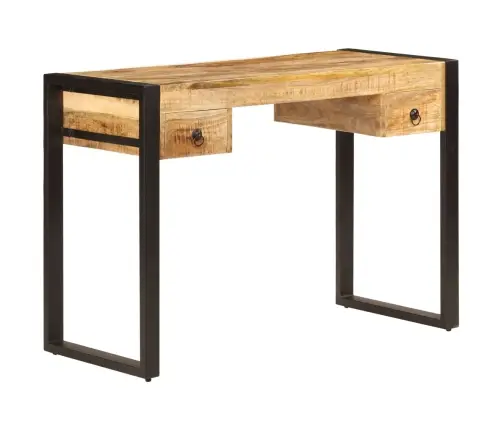 Rakstāmgalds Ar 2 Atvilktnēm, 110X50X77 Cm, Mango Masīvkoks Vidaxl