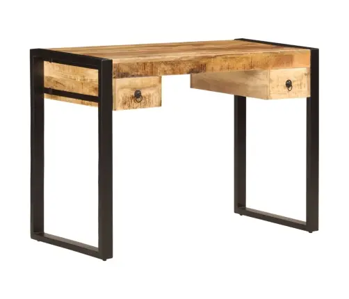 Rakstāmgalds Ar 2 Atvilktnēm, 110X50X77 Cm, Mango Masīvkoks Vidaxl