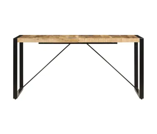 Virtuves Galds, 160X80X75 Cm, Mango Masīvkoks Vidaxl