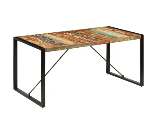 Valgomojo Stalas, 160X80X75cm Perdirbtos Medienos Masyvas