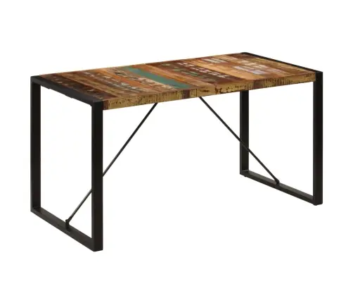 Valgomojo Stalas, 140X70X75cm Perdirbtos Medienos Masyvas