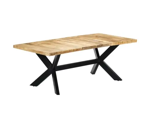 Virtuves Galds, 200X100X75 Cm, Mango Masīvkoks Vidaxl