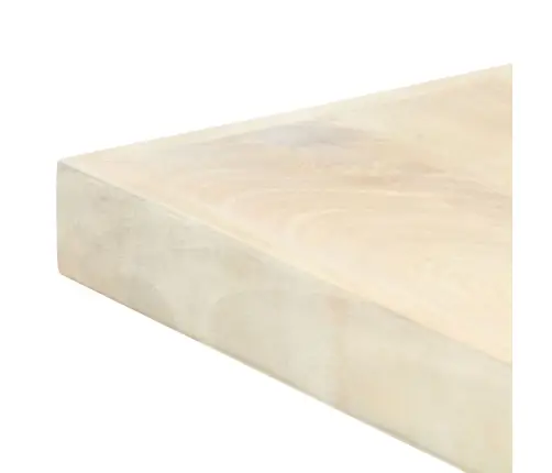 Virtuves Galds, 200X100X75 Cm, Mango Masīvkoks, Balts Vidaxl