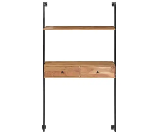 Sienas Rakstāmgalds, 90X40X170 Cm, Akācijas Masīvkoks Vidaxl