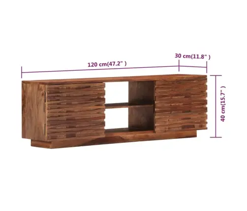 Tv Skapītis, 120X30X40 Cm, Masīvs Rožkoks Vidaxl Tv Skapītis, 120X30X40 Cm, Masīvs Rožkoks Vidaxl