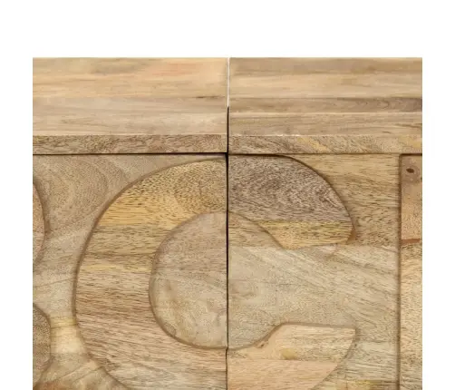 Skapis Ar Alfabētu, 6 Atvilktnes, 120X35X79 Cm, Mango Masīvkoks Vidaxl