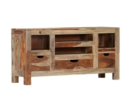 Kumode, Pelēka, 100X30X50 Cm, Masīvs Rožkoks Vidaxl