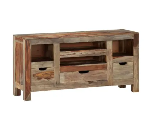 Kumode, Pelēka, 100X30X50 Cm, Masīvs Rožkoks Vidaxl