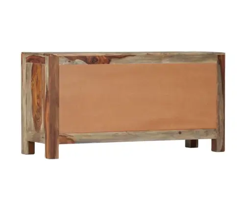 Kumode, Pelēka, 100X30X50 Cm, Masīvs Rožkoks Vidaxl