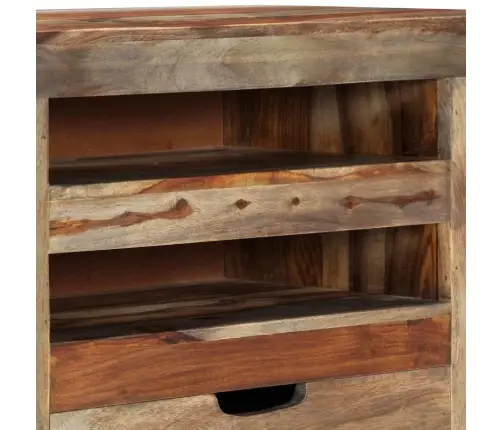 Kumode, Pelēka, 100X30X50 Cm, Masīvs Rožkoks Vidaxl