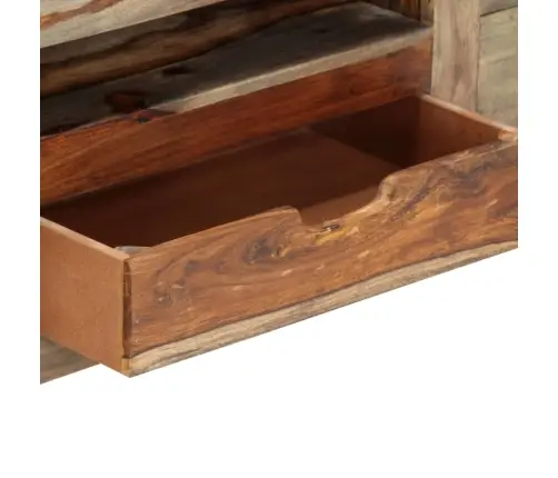 Kumode, Pelēka, 100X30X50 Cm, Masīvs Rožkoks Vidaxl