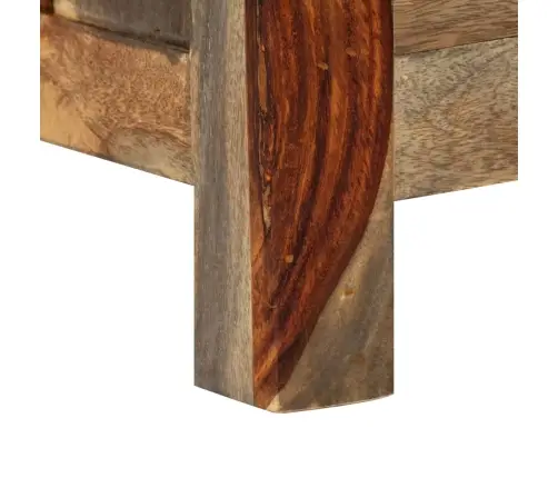 Kumode, Pelēka, 100X30X50 Cm, Masīvs Rožkoks Vidaxl