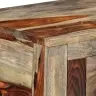 Konsoles Galdiņš Ar 3 Atvilktnēm, 120X30X75 Cm, Masīvs Rožkoks Vidaxl