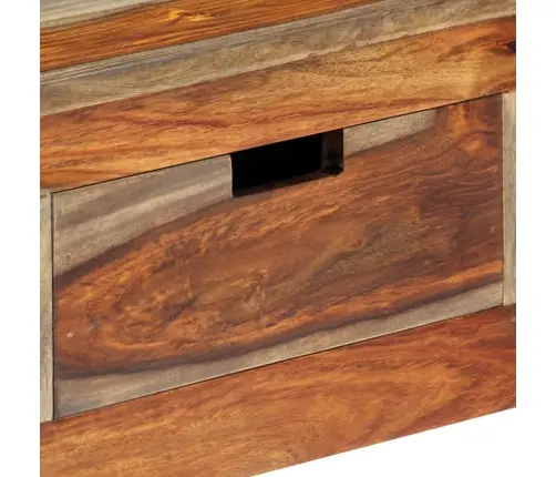 Konsoles Galdiņš Ar 3 Atvilktnēm, 120X30X75 Cm, Masīvs Rožkoks Vidaxl