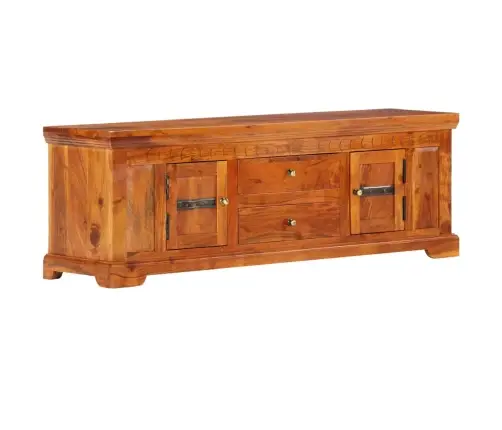 Televizoriaus Spintelė, 119X30X40cm Akacijos Medienos Masyvas