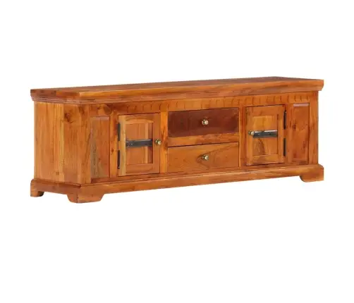 Televizoriaus Spintelė, 119X30X40cm Akacijos Medienos Masyvas