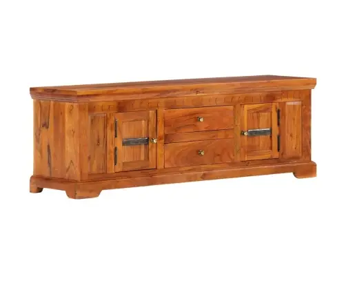 Televizoriaus Spintelė, 119X30X40cm Akacijos Medienos Masyvas