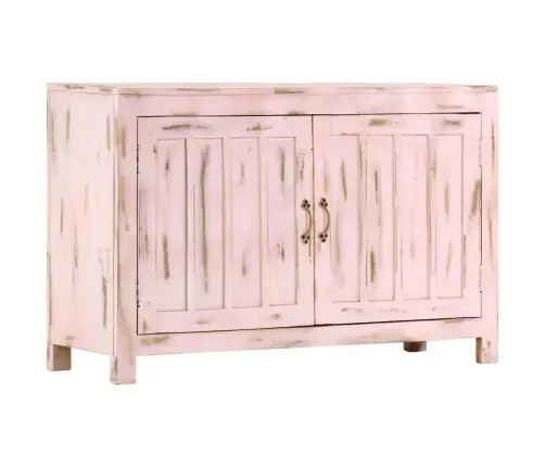 Kumode, 110X35X70 Cm, Mango Masīvkoks, Gaiši Rozā Vidaxl