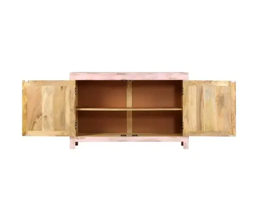 Kumode, 110X35X70 Cm, Mango Masīvkoks, Gaiši Rozā Vidaxl