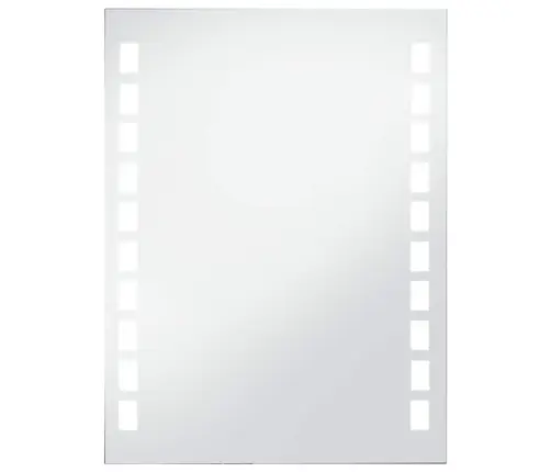 Vannasistabas Sienas Spogulis Ar Led Apgaismojumu, 60X80 Cm Vidaxl