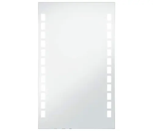 Sieninis Vonios Kambario Veidrodis Su Led, 60X100Cm