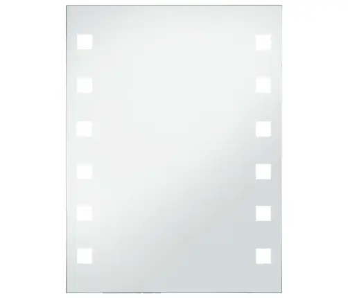 Vannasistabas Sienas Spogulis Ar Led Apgaismojumu, 60X80 Cm Vidaxl
