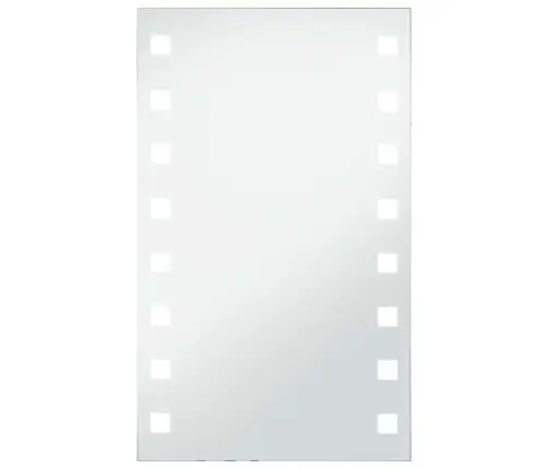 Vannasistabas Spogulis Ar Led, 60X100 Cm Vidaxl