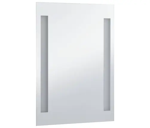Sieninis Vonios Kambario Veidrodis Su Led, 60X100Cm