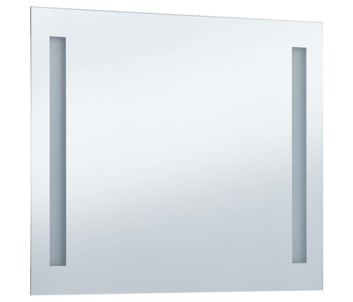 Vannasistabas Sienas Spogulis Ar Led Apgaismojumu, 100X60 Cm Vidaxl