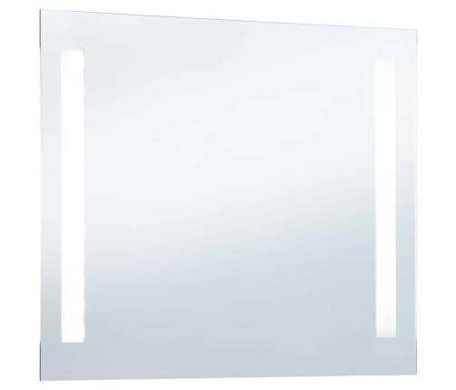 Vannasistabas Sienas Spogulis Ar Led Apgaismojumu, 100X60 Cm Vidaxl