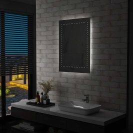 Vannasistabas Sienas Spogulis Ar Led Apgaismojumu, 60X80 Cm Vidaxl