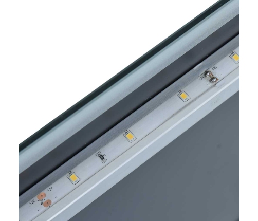 Vannasistabas Sienas Spogulis Ar Led Apgaismojumu, 60X80 Cm Vidaxl