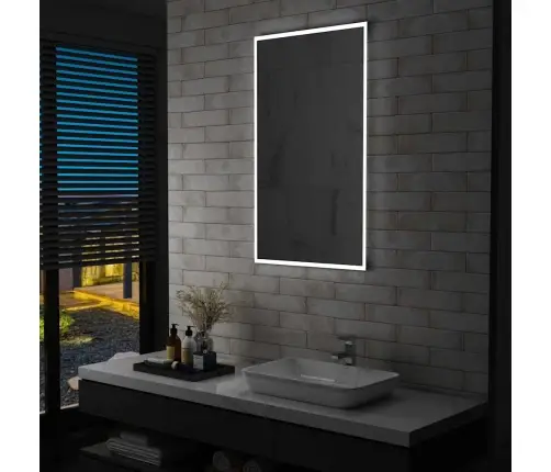 Vannasistabas Spogulis Ar Led, 60X100 Cm Vidaxl