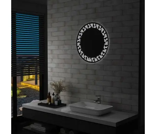 Vannasistabas Spogulis Ar Led Apgaismojumu, 60 Cm Vidaxl