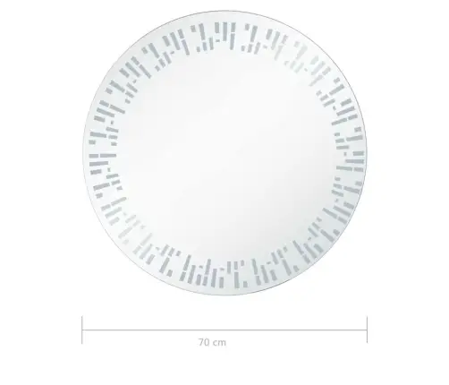 Vannasistabas Spogulis Ar Led Apgaismojumu, 70 Cm Vidaxl