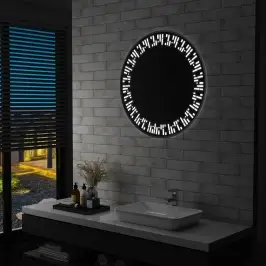 Vannasistabas Spogulis Ar Led Apgaismojumu, 80 Cm Vidaxl