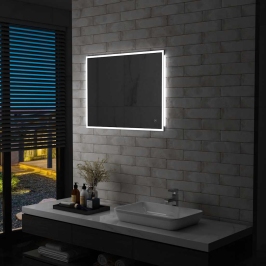 Vannasistabas Spogulis Ar Led Un Skārienu Sensoru, 80X60 Cm Vidaxl