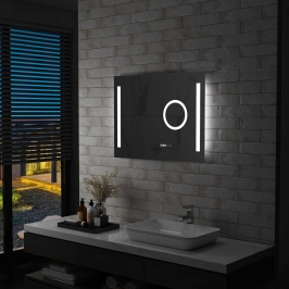 Vannasistabas Spogulis Ar Led Un Skārienu Sensoru, 80X60 Cm Vidaxl