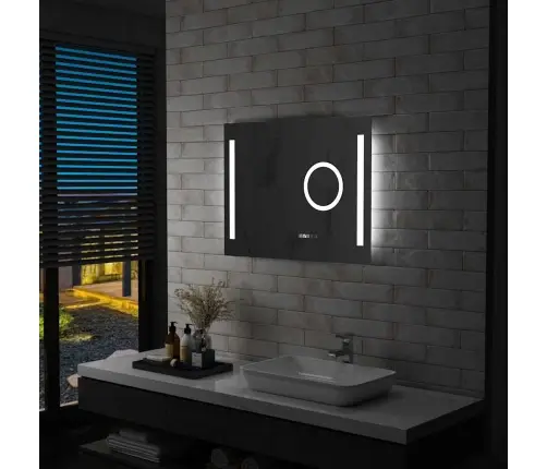 Vannitoa Led-Seinapeegel Puutetundliku Anduriga 80 X 60 Cm