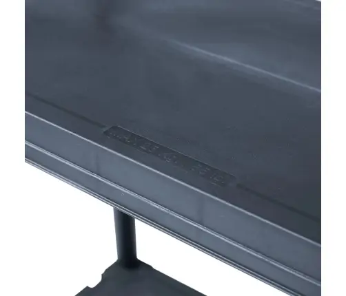Uzglabāšanas Plaukts, Melns, 125 Kg, 60X30X180 Cm, Plastmasa Vidaxl