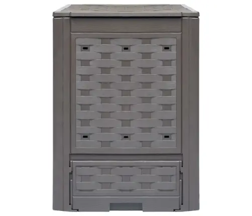 Aiakomposter, Pruun, 60 X 60 X 83 cm 300 L, Plastrotang