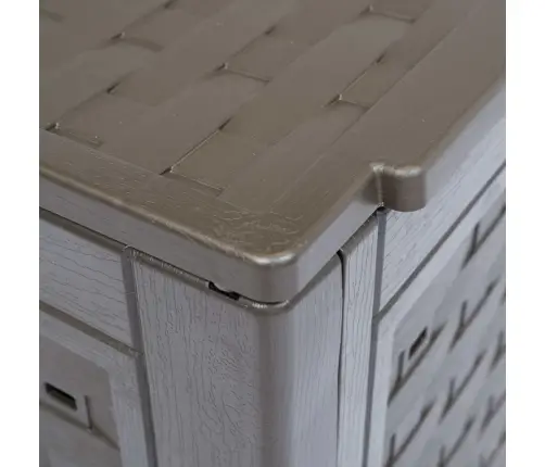 Aiakomposter, Pruun, 60 X 60 X 83 cm 300 L, Plastrotang