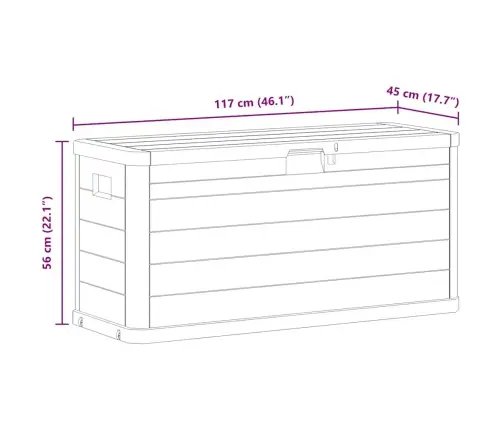 Aia Hoiukast 280 L, Pruun