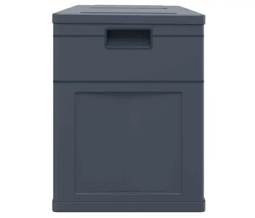 Dārza Uzglabāšanas Kaste, 320 L, Melna Vidaxl